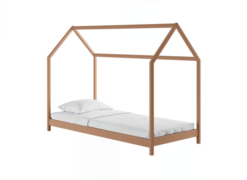 Plan łóżka piętrowego z wymiarami: wysokość 130 cm, prześwit 72,5 cm.