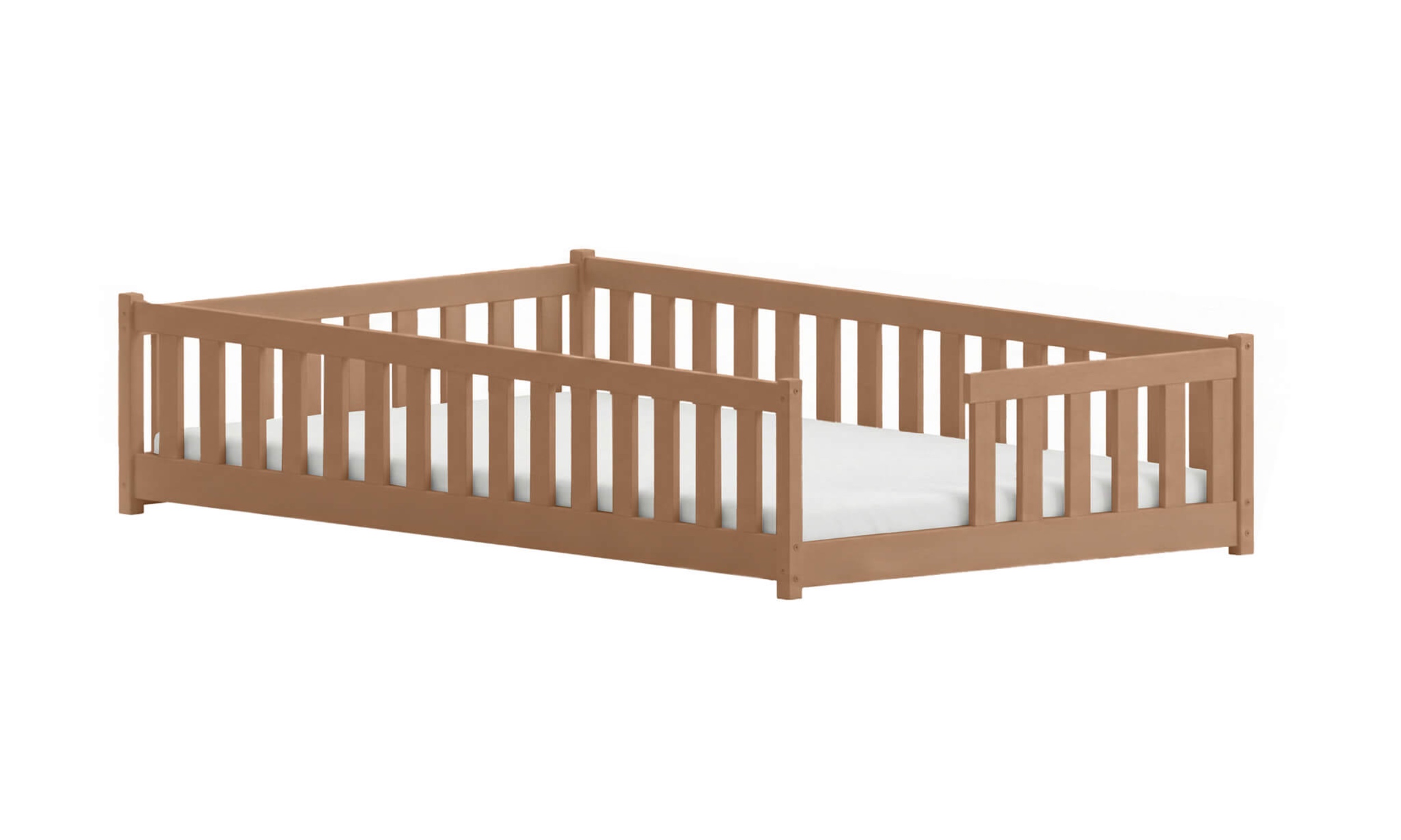 IVY 120x200 Montessori cinnamon children's bed - main view Lano Furniture
